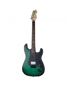 Mooer MSC31 Pro Guitar Green Burst 2