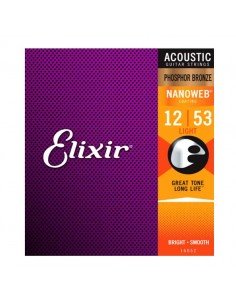 Elixir Nanoweb 16052 Light Acoustic 
