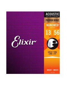Elixir Nanoweb 16102 Medium Acoustic 