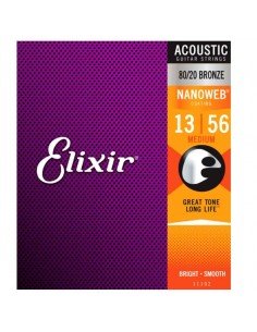 Elixir Nanoweb 11102 Medium Acoustic 