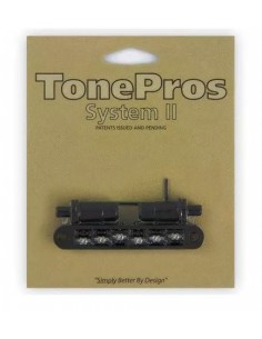 TonePros TPFR-B Tune-o-matic Black Large Post 