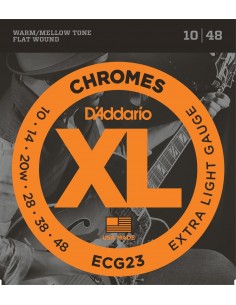 Daddario ECG23 Chromes Extra Light 